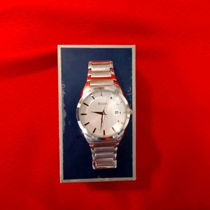 Mens Bulova Stainless Steel Watch